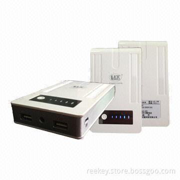 High Capacity Power Bank with 15,000mAh, Used for iPhone and iPad